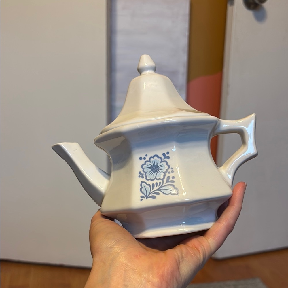 Vintage Teapot - Avon - Blue China Teapot